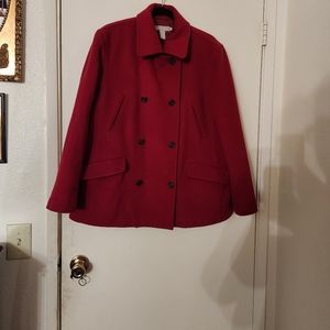 Insulated  wool and cashmere J Crew Coat